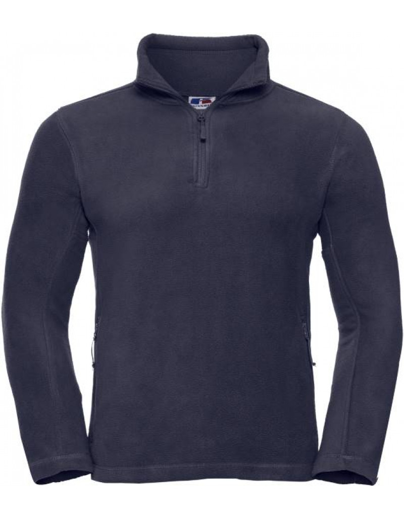 Pulover din fleece cu fermoar de 1/4 Russell